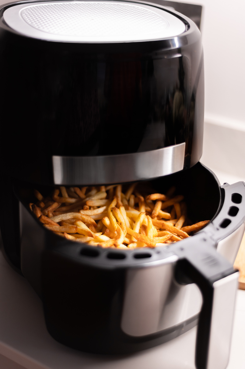 Air Fryer with French Fries 